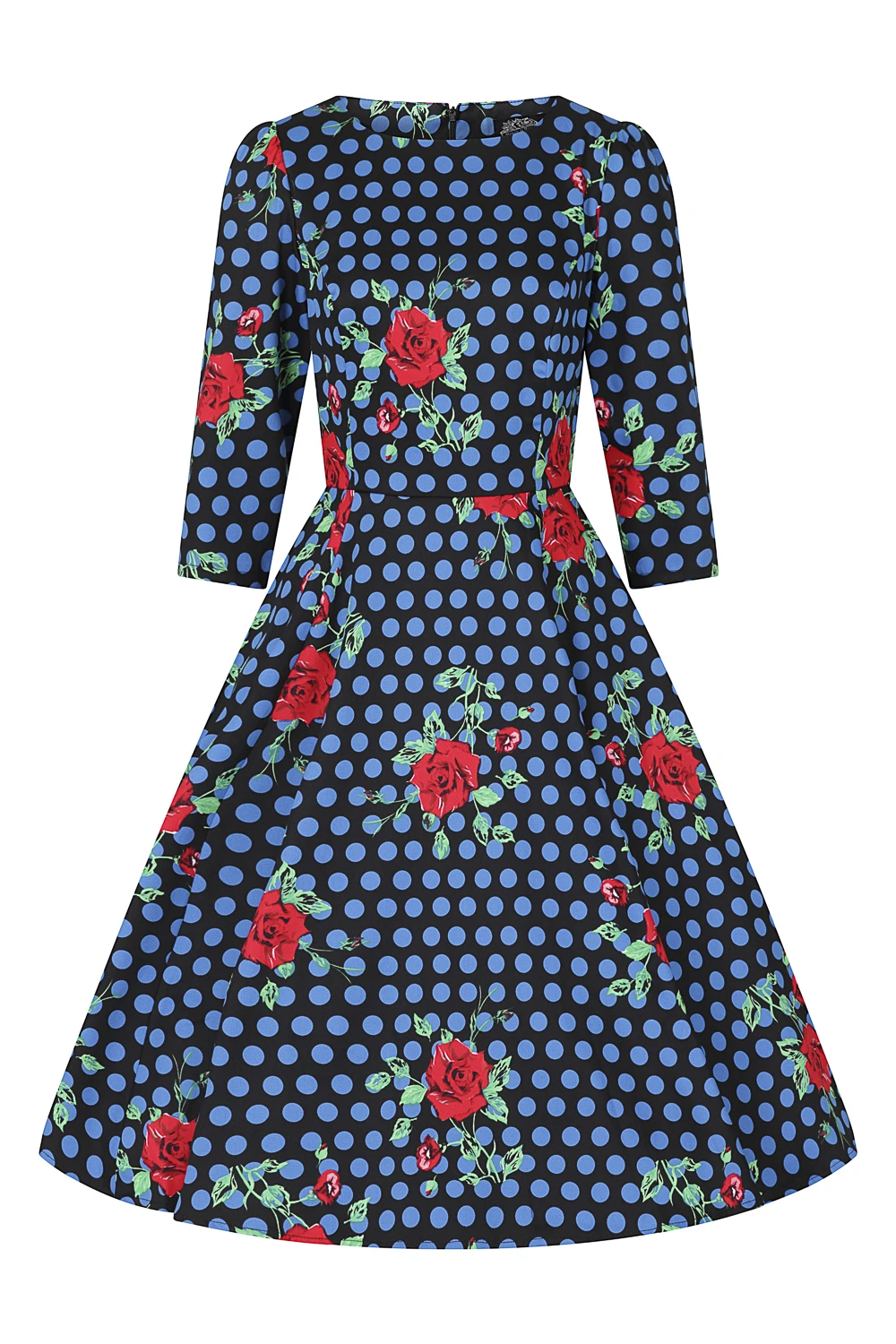 Olivia Rose Polka Dot Swing Dress 3 Olivia Rose Polka Dot Swing Dress - Image 3