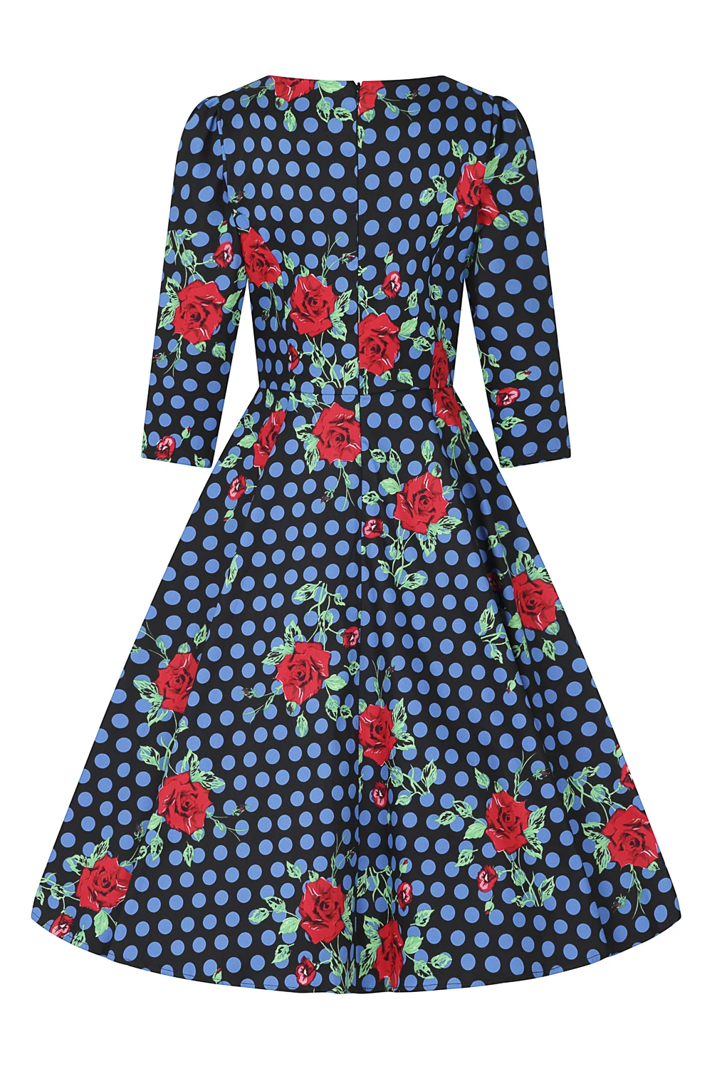 Olivia Rose Polka Dot Swing Dress 4 Olivia Rose Polka Dot Swing Dress - Image 4
