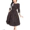 Ophelia Polka Dot Swing Dress