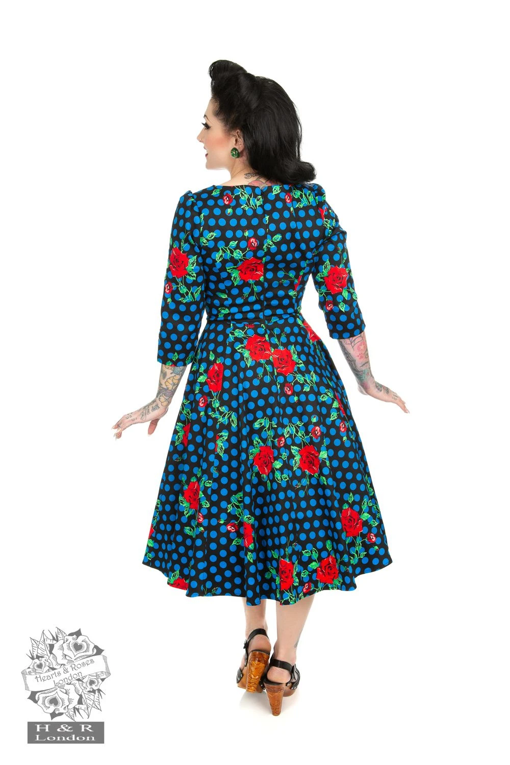 Olivia Rose Polka Dot Swing Dress 2 Olivia Rose Polka Dot Swing Dress - Image 2