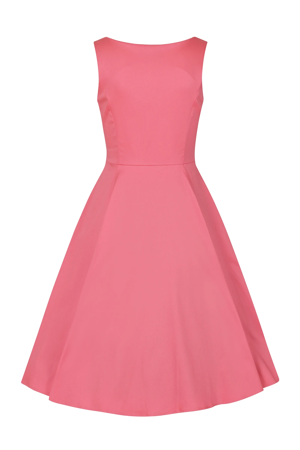 Pink Donna Swing Dress In Plus Size 5 Pink Donna Swing Dress In Plus Size - Image 5