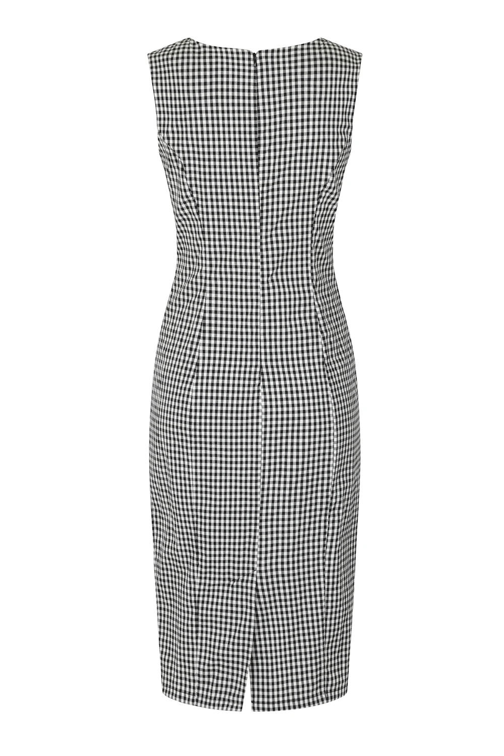 Gabrielle Gingham Wiggle Dress 5 Gabrielle Gingham Wiggle Dress - Image 5