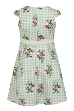 Girls Summer Rose Swing Dress -EliteCloset Sales Store 1594809267203203
