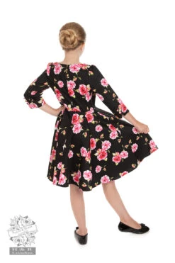 Girls Ava Floral Swing Dress -EliteCloset Sales Store 159913037024820 20B