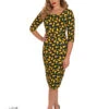 Alayna Tropical Wiggle Dress