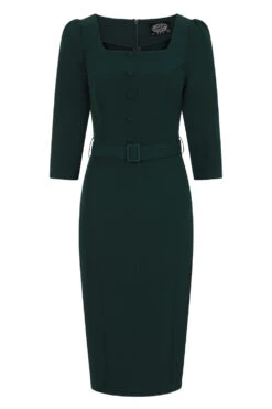 Verde 50s Wiggle Dress -EliteCloset Sales Store 1600341840234201