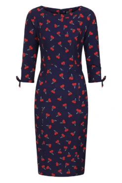 Sweet Cherry Wiggle Dress -EliteCloset Sales Store 1600342593232201