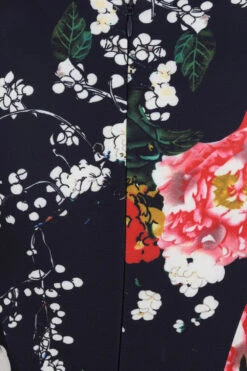 White Iris Floral Wiggle Dress -EliteCloset Sales Store 1600348925236204