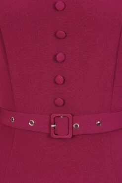 Pretty Plum 50s Wiggle Dress 10 Pretty Plum 50s Wiggle Dress -EliteCloset Sales Store 1600349813229202