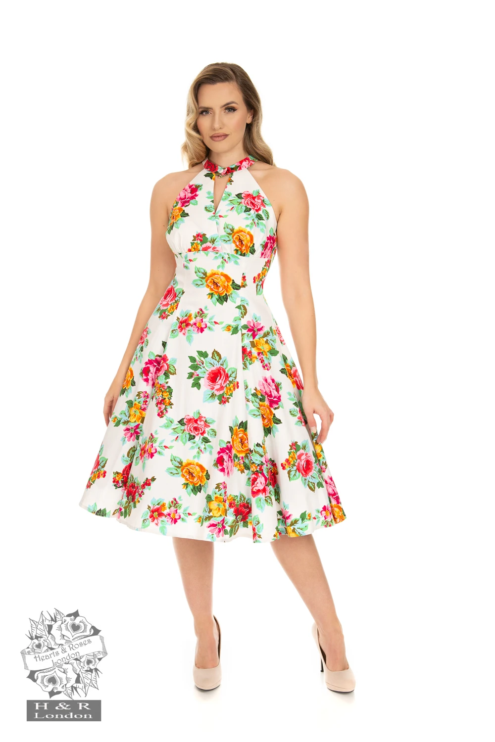 Fae Floral Swing Dress 1 Fae Floral Swing Dress