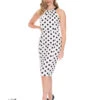 Pearl Polka Dot Wiggle Dress