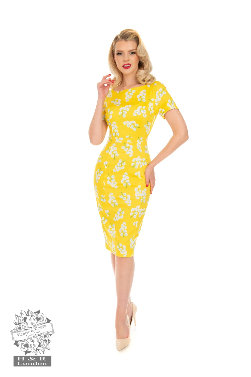 Jane Floral Wiggle Dress 1 Jane Floral Wiggle Dress