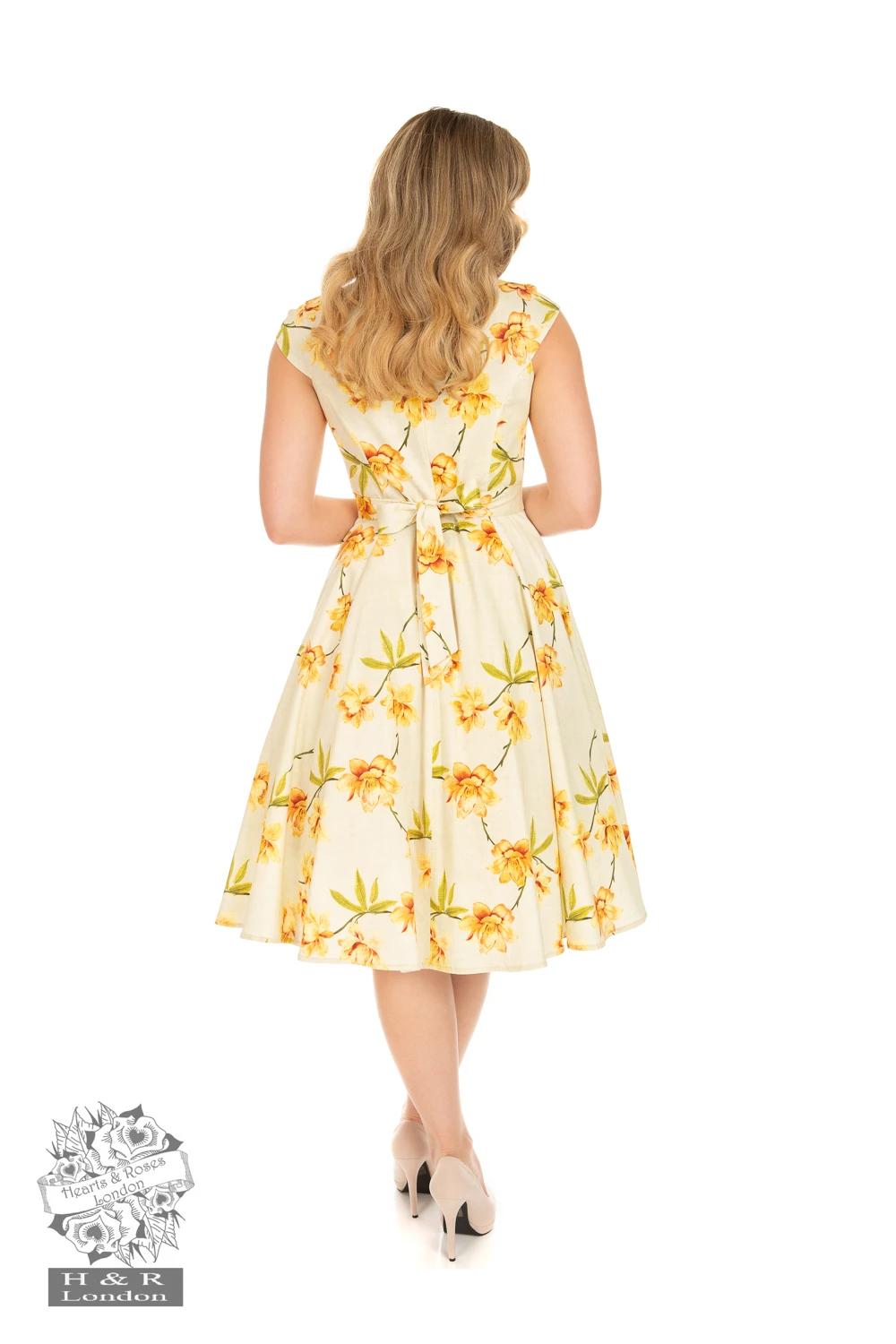 Evonne Floral Swing Dress 2 Evonne Floral Swing Dress - Image 2