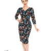 Stacy Floral Wiggle Dress