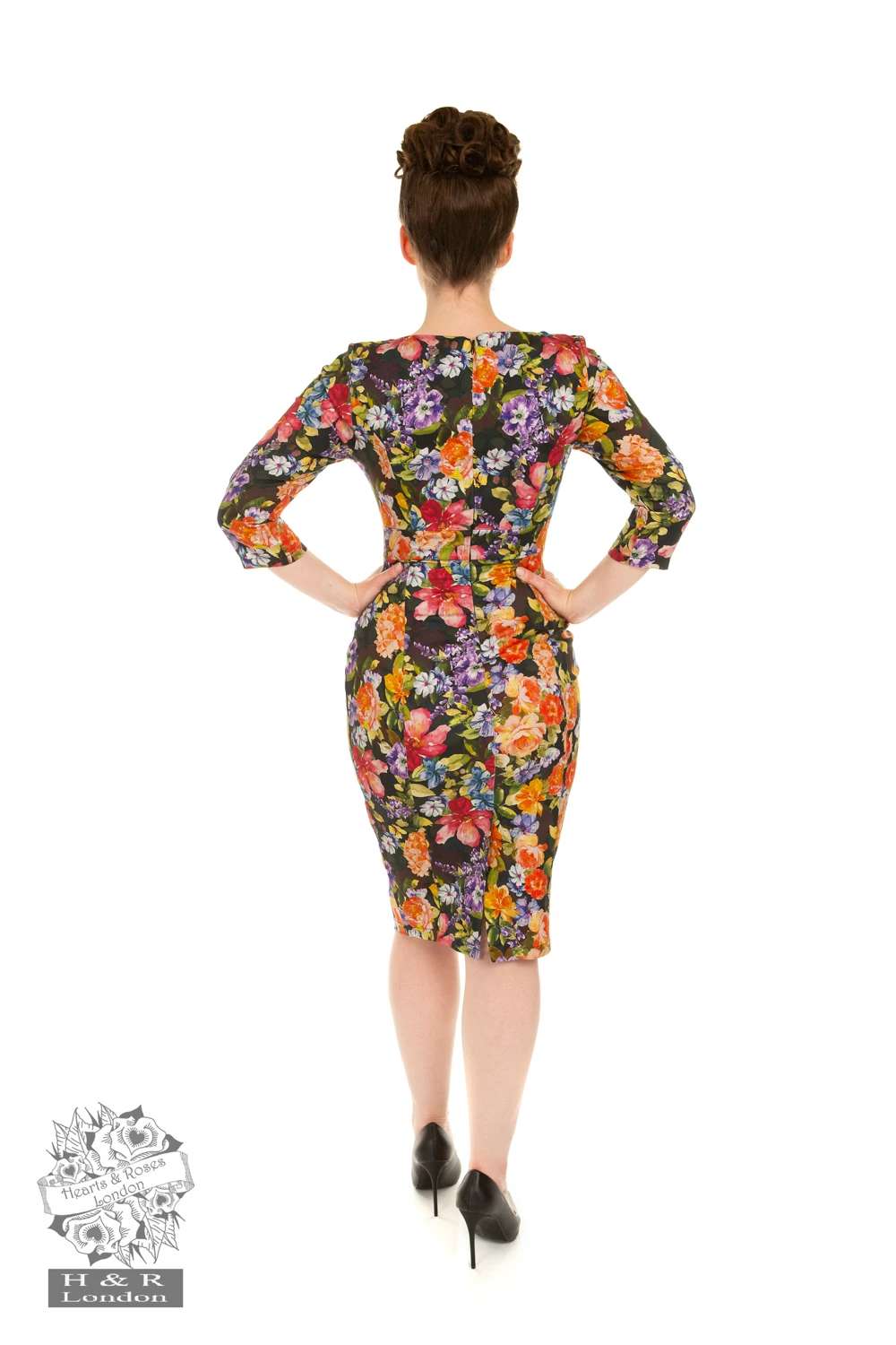 Sarah Floral Wiggle Dress 2 Sarah Floral Wiggle Dress - Image 2
