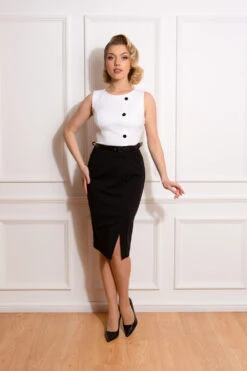 Sasha Two Tone Wiggle Dress