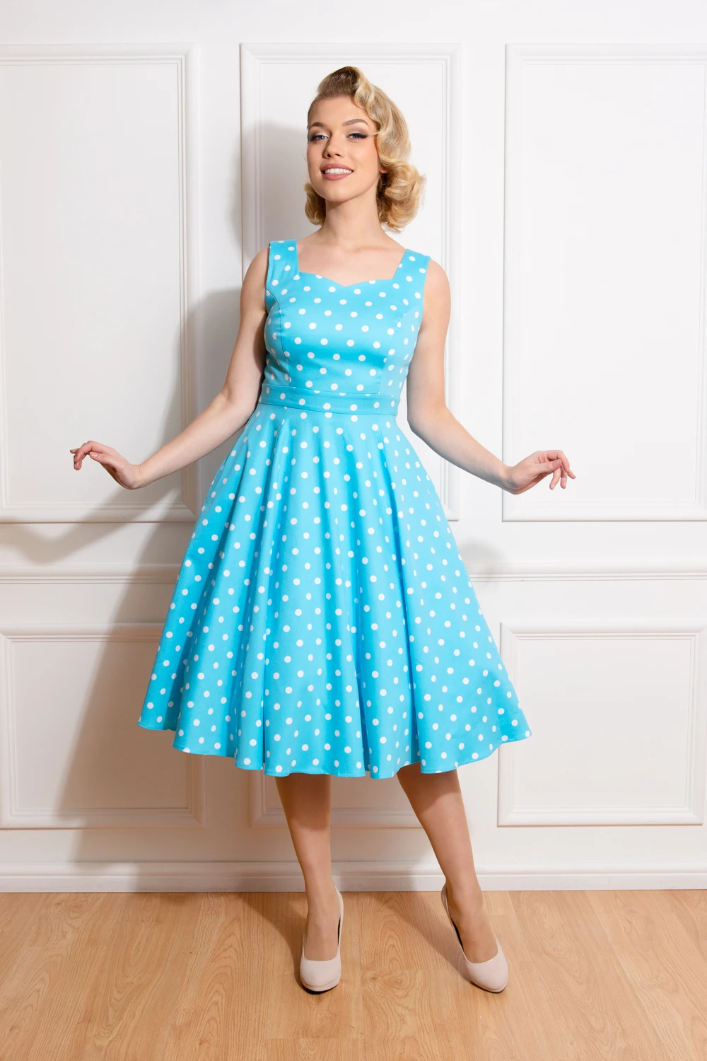 Ruth Polka Dot Swing Dress 1 Ruth Polka Dot Swing Dress