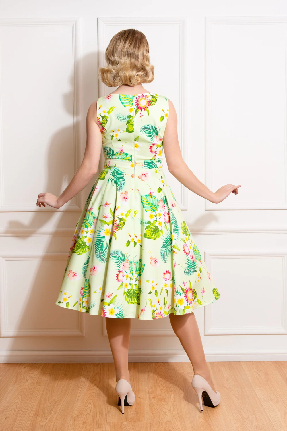 Luisa Tropical Swing Dress 2 Luisa Tropical Swing Dress - Image 2