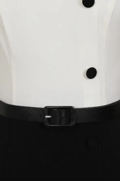 Sasha Two Tone Wiggle Dress -EliteCloset Sales Store 1644341528395202