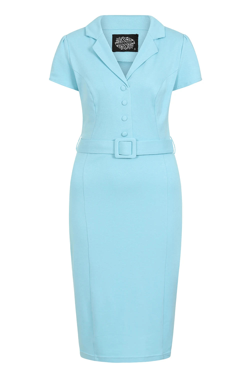 Lisa Blue Wiggle Dress 3 Lisa Blue Wiggle Dress - Image 3