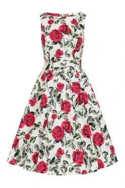 Hazel Floral Swing Dress -EliteCloset Sales Store 1647338526384201