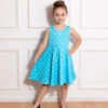 Ruth Polka Dot Swing Dress In Kids