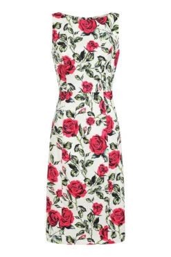 Hazel Floral Wiggle Dress -EliteCloset Sales Store 1649432688426201