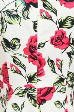 Hazel Floral Wiggle Dress -EliteCloset Sales Store 1649432688426204