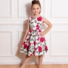 Hazel Floral Swing Dress In Kids