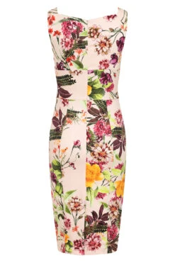 Kimberly Floral Wiggle Dress -EliteCloset Sales Store 1649927434419203