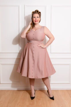 Alison Swing Dress In Plus Size