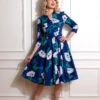 Gloria Floral Swing Dress
