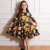 Tessa Floral Swing Dress In Kids