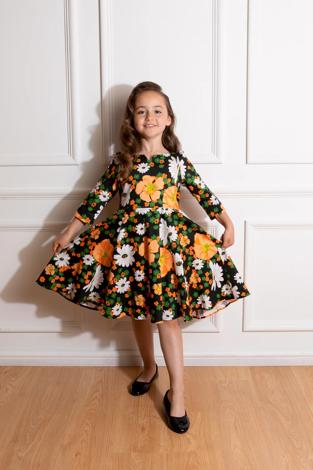 Tessa Floral Swing Dress In Kids 1 Tessa Floral Swing Dress In Kids