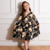 Eleanor Floral Swing Dress In Kids