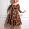 Robin Polka Dot Swing Dress