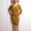 Cora Polka Dot Wiggle Dress