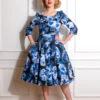 Valentina Floral Swing Dress