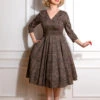 Aubrey Polka Dot Swing Dress