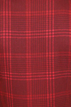 Blake Red Check Swing Dress -EliteCloset Sales Store 1661165261507204