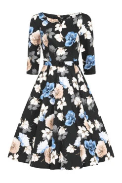 Zoe Floral Swing Dress -EliteCloset Sales Store 1661165828504201