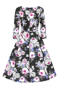 Charlotte Floral Swing Dress -EliteCloset Sales Store 1661165869503203