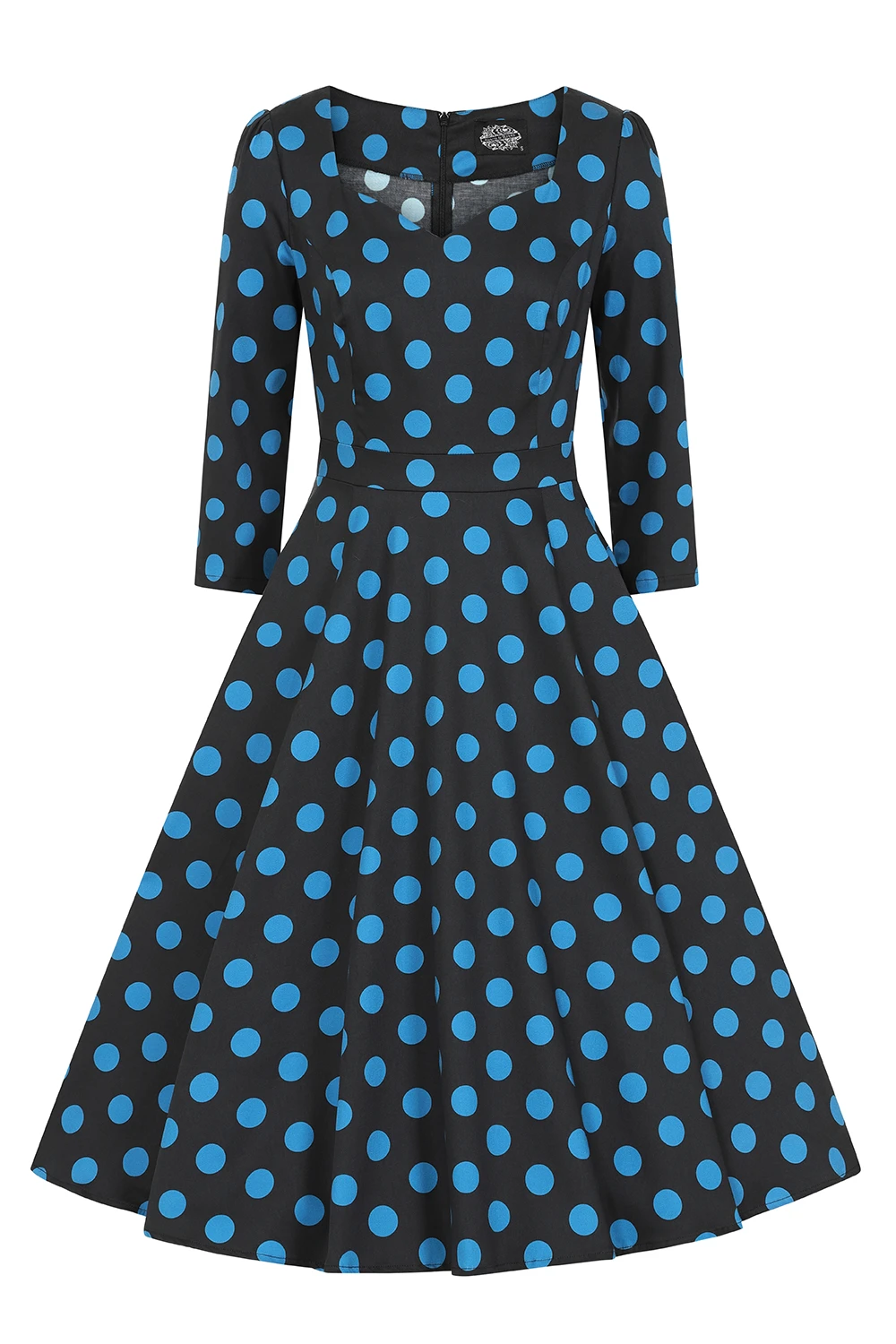 Lilah Polka Dot Swing Dress 3 Lilah Polka Dot Swing Dress - Image 3