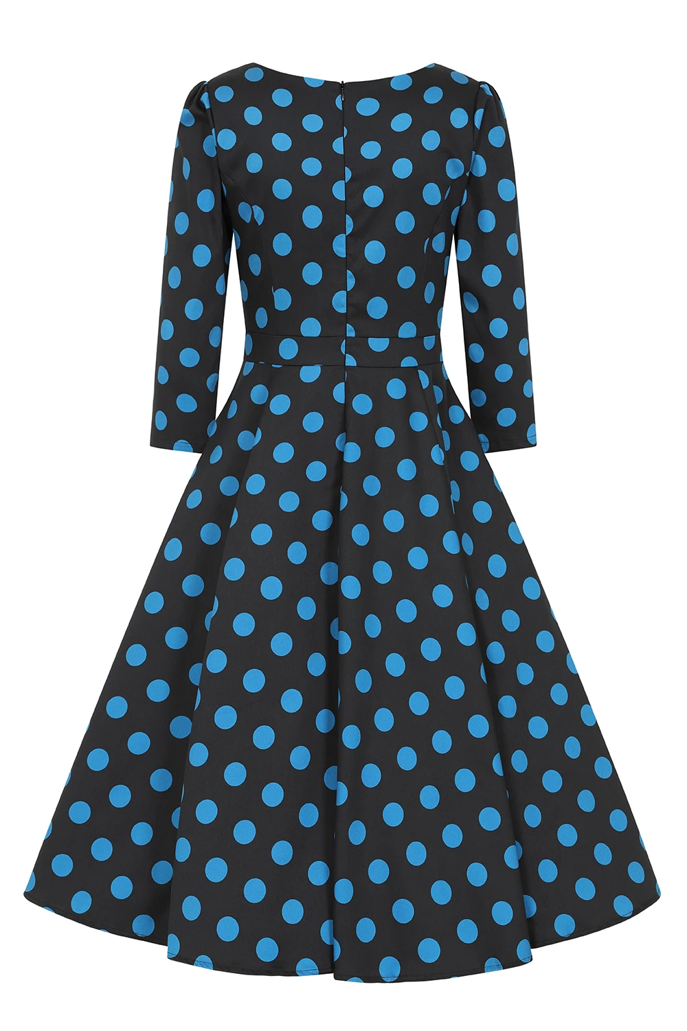 Lilah Polka Dot Swing Dress 4 Lilah Polka Dot Swing Dress - Image 4