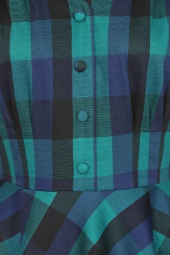 Louisa Check Swing Dress In Plus Size 10 Louisa Check Swing Dress In Plus Size -EliteCloset Sales Store 1661167065450202