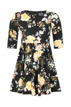 Eleanor Floral Swing Dress In Kids -EliteCloset Sales Store 1661167106471201
