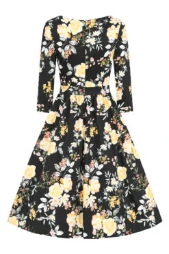 Eleanor Floral Swing Dress -EliteCloset Sales Store 1661167132470203