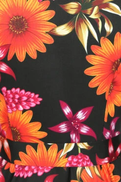 Eden Floral Swing Dress In Plus Size -EliteCloset Sales Store 1661167272465204