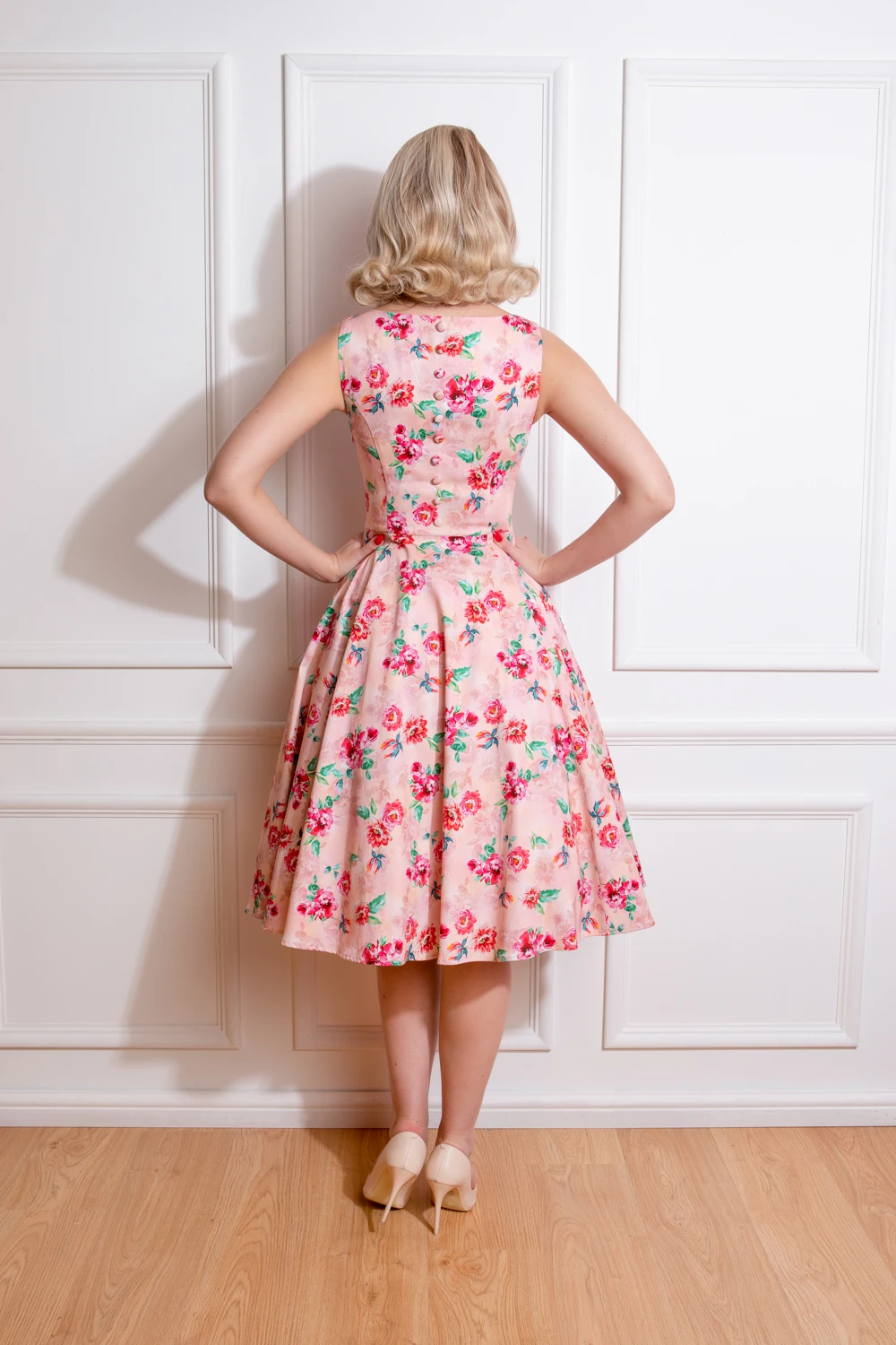 Leah Floral Swing Dress 2 Leah Floral Swing Dress - Image 2