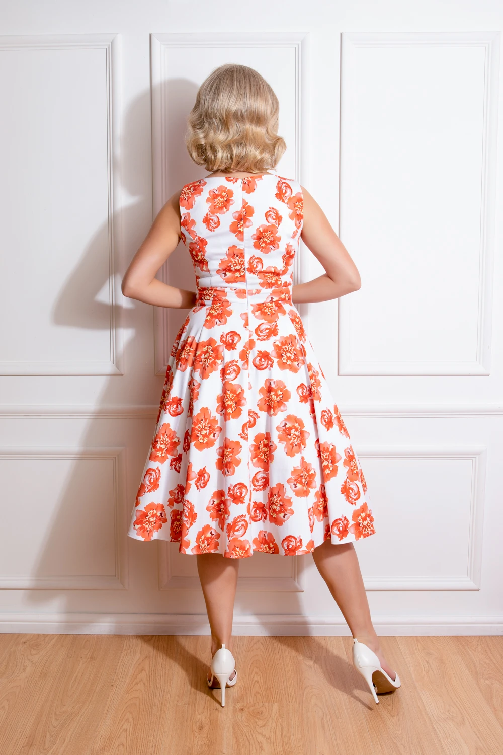 Claire Floral Swing Dress 2 Claire Floral Swing Dress - Image 2